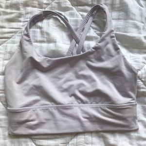 Light purple lululemon bra, sz 6
